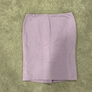 Jill Sander Lavender Purple Cotton Skirt Size 42 US 12 Large